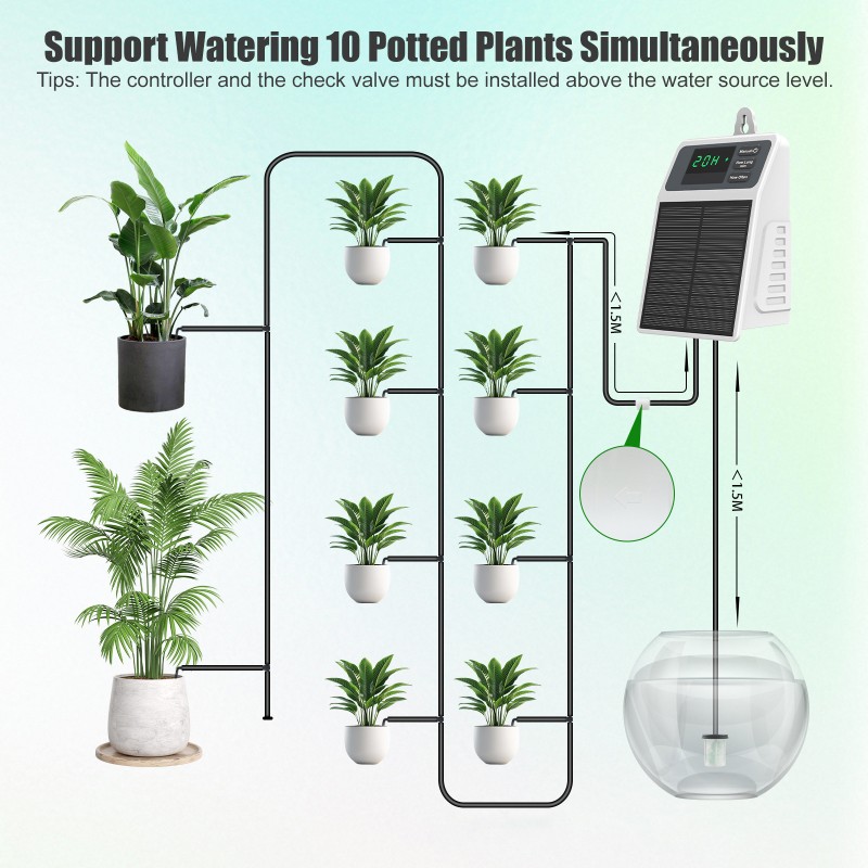 Outdoor Power With Timer - 【NELISTMAS】 Kit de irrigação por gotejamento