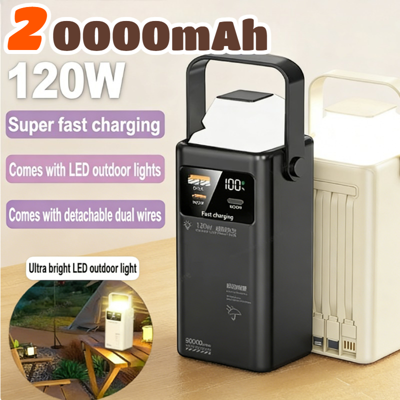 Outdoor Power Lead - 120w power bank 200000mah grande capacidade