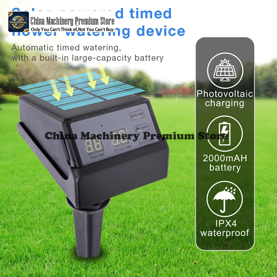 Outdoor Power With Timer - Novo Temporizador de Irrigação Solar Automático