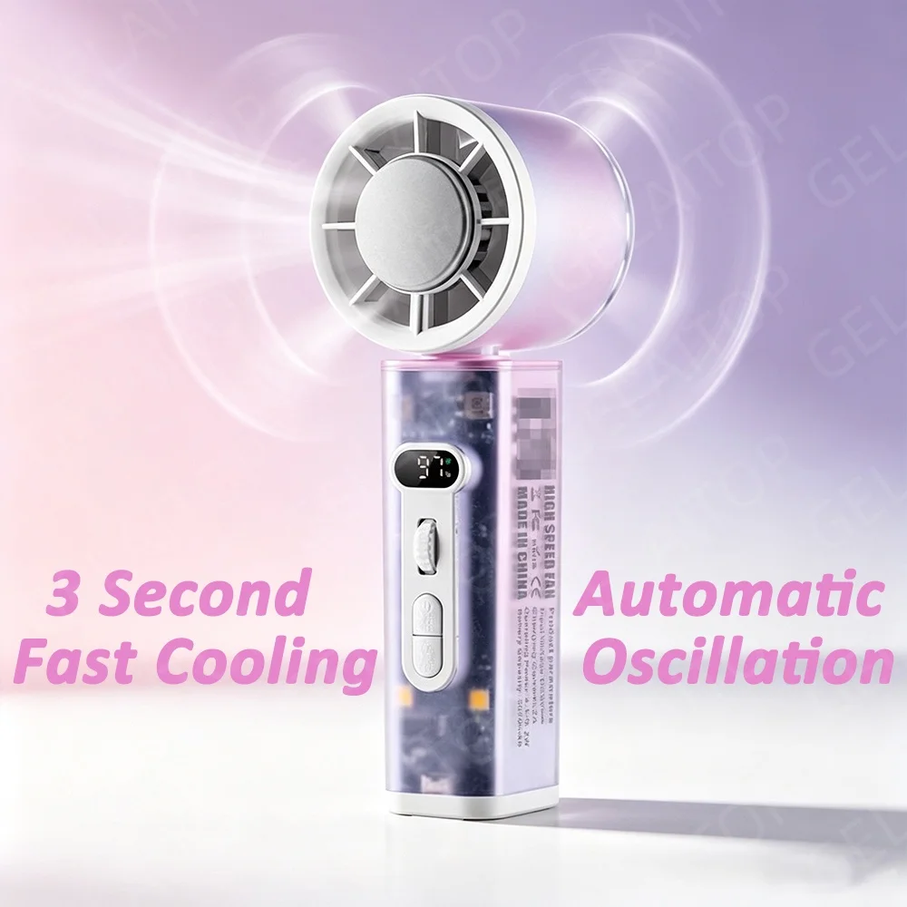 Outdoor Usb Power Bank - Ventilador Portátil de Mão 2026 com