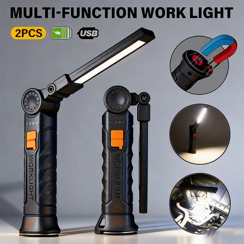 Outdoor Usb Power Bank - Lanterna led cob portátil usb recarregável