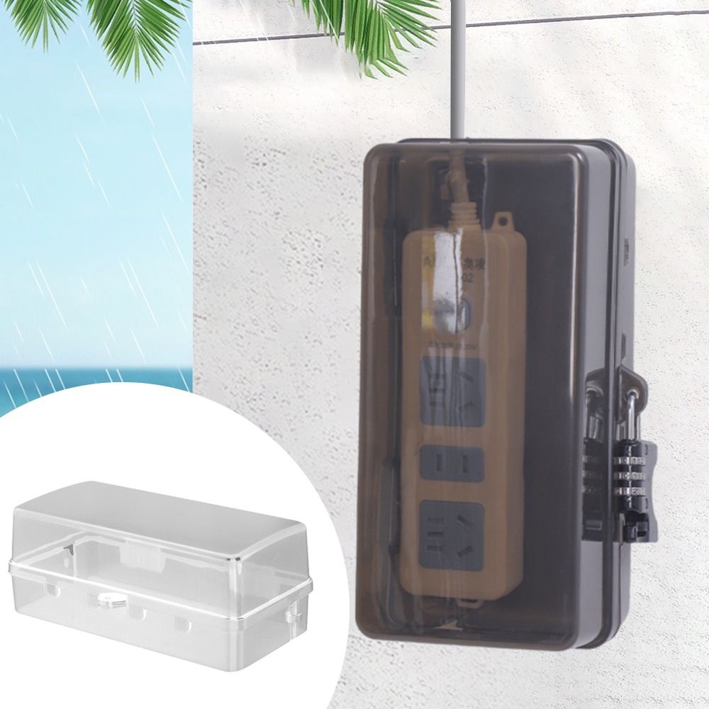 Outdoor Power Lead Cover - Caixa de Plástico Portátil à Prova