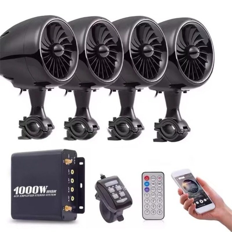 Quality Outdoor Power - Alto-falantes de Áudio para Motocicletas e