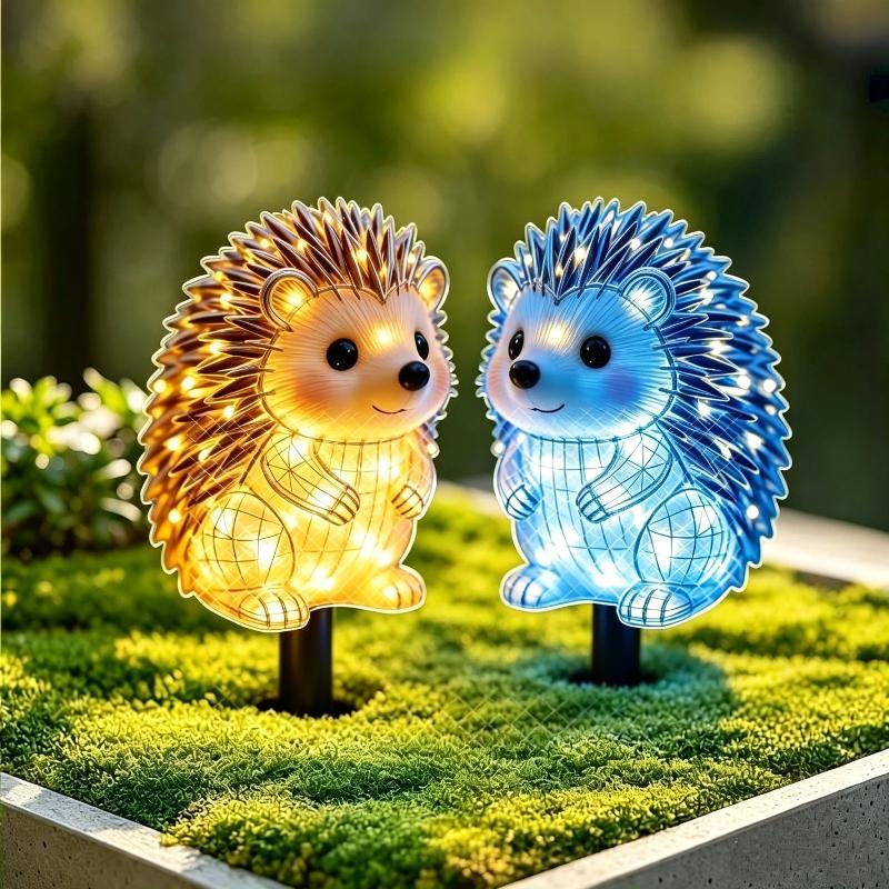 Outdoor Yard Power Stake - Luzes de Jardim em Forma de