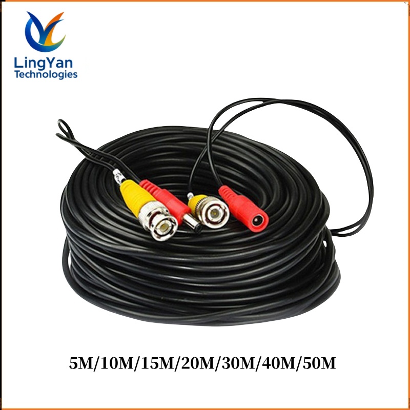 Outdoor Power Lead - Cabo Coaxial BNC+DC 2 em 1