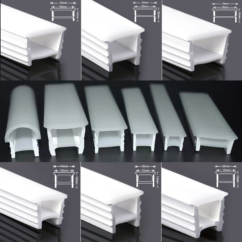 Outdoor Power Lead Cover - Tubo de néon led embutido flexível,
