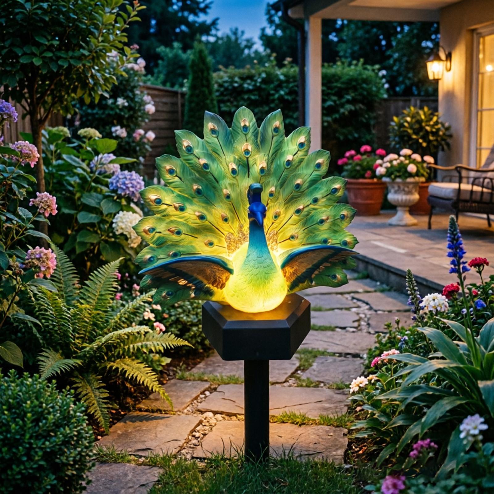 Outdoor Yard Power Stake - Decoração de jardim com energia solar,