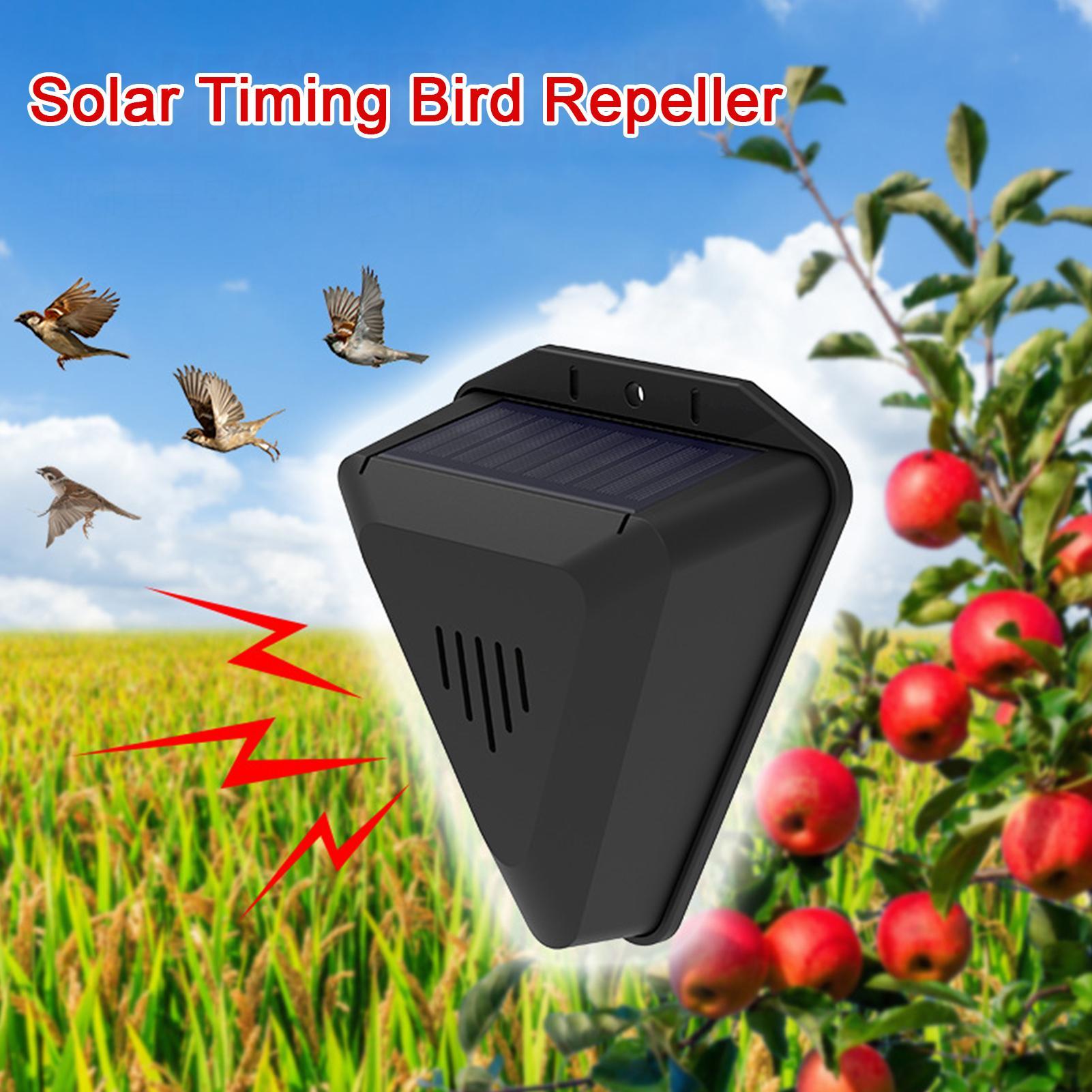 Outdoor Power With Timer - Repelente de Pássaros Solar com Timer