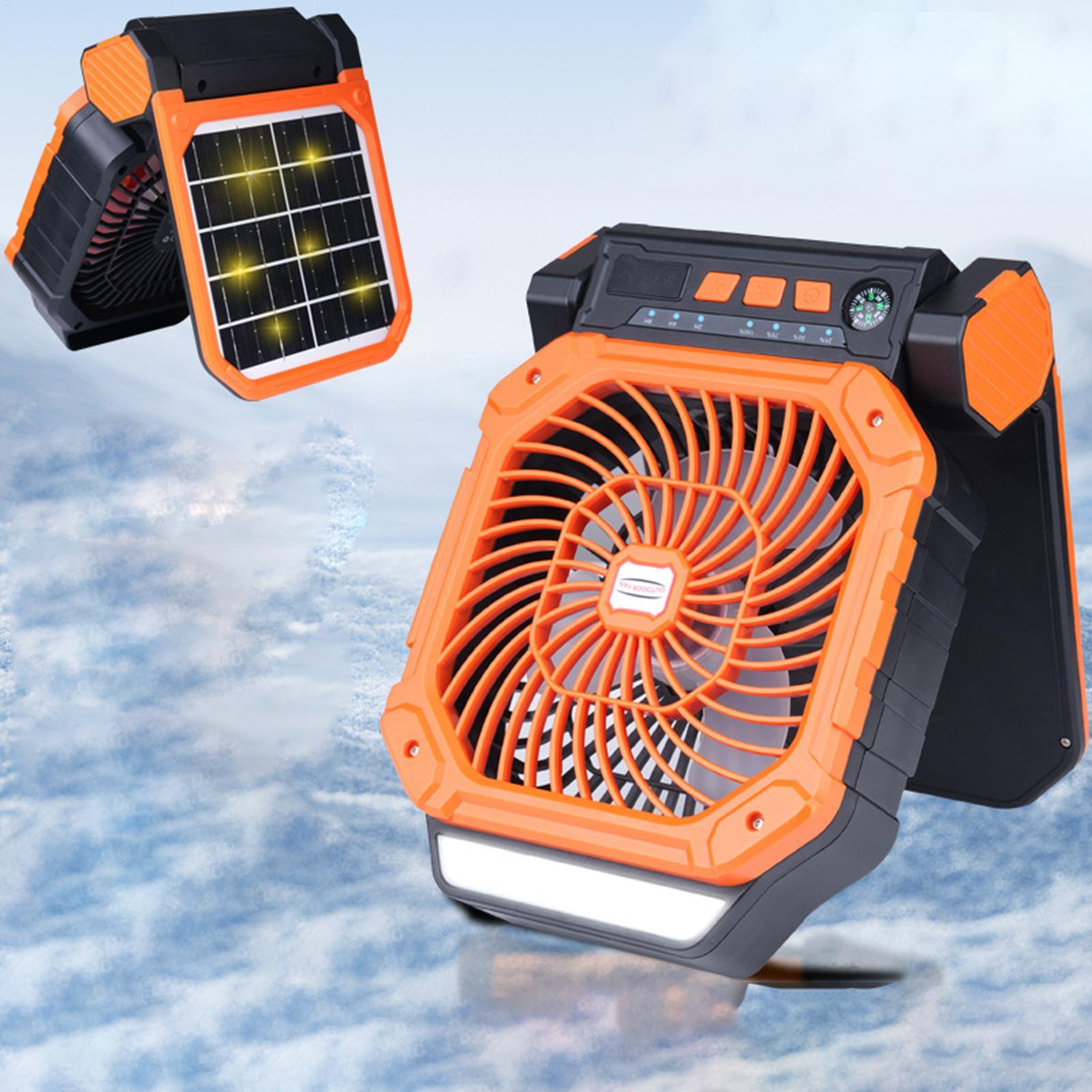 Outdoor Power With Timer - Ventilador externo movido a energia solar