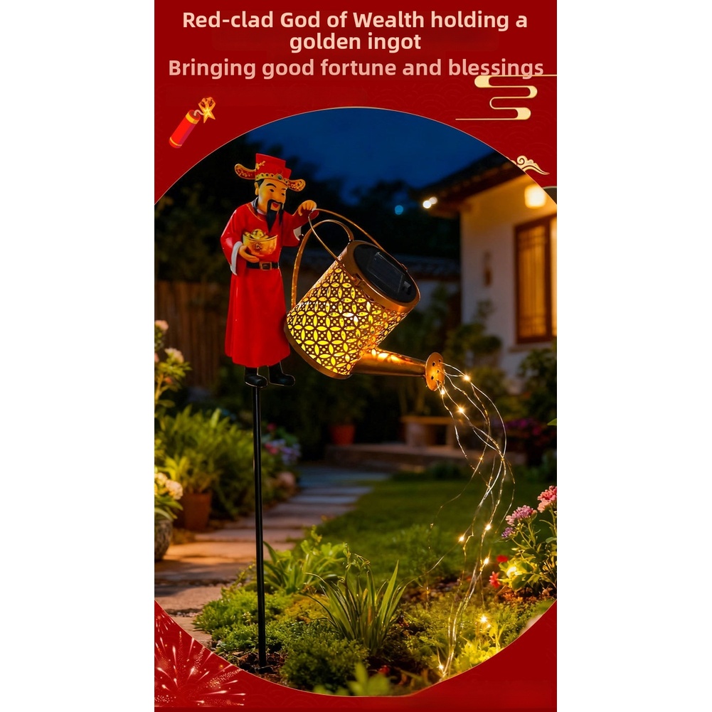 Lanterna de Metal Vermelha com - Outdoor Yard Power Stake avaliação e preço