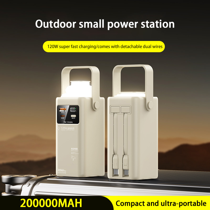 120w power bank 200000mah gran - Outdoor Power Lead avaliação e preço