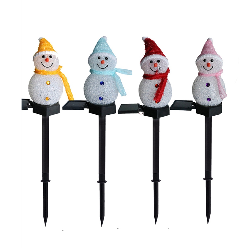 Led boneco de neve solar jardi - Outdoor Yard Power Stake avaliação e preço