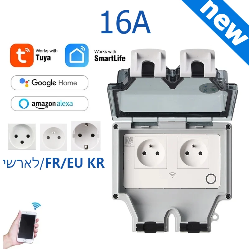 Tuya tomada de energia ip66 ao - Outdoor Power With Timer avaliação e preço