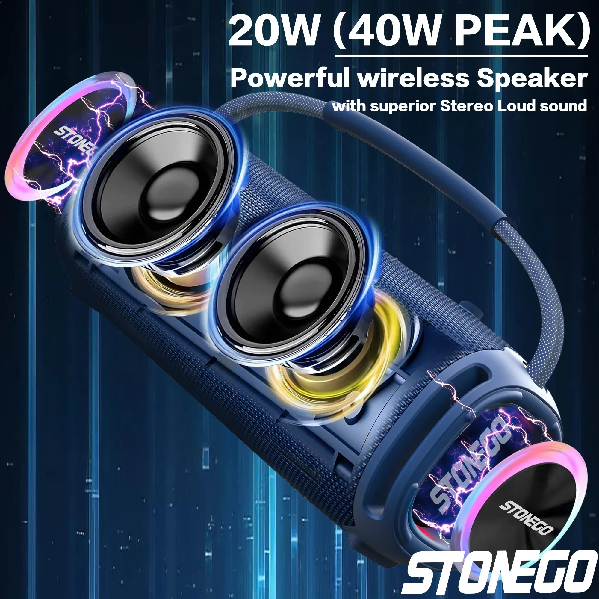 Portátil bluetooth 5.3 alto-fa - Quality Outdoor Power avaliação e preço