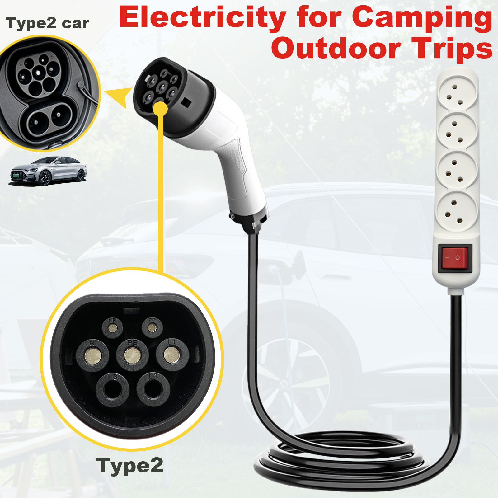 Adaptador de Descarga Tipo 2 V - Outdoor Power Hub avaliação e preço