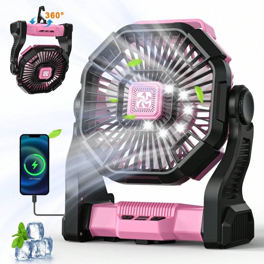 Ventilador portátil alimentado - Outdoor Power With Timer avaliação e preço
