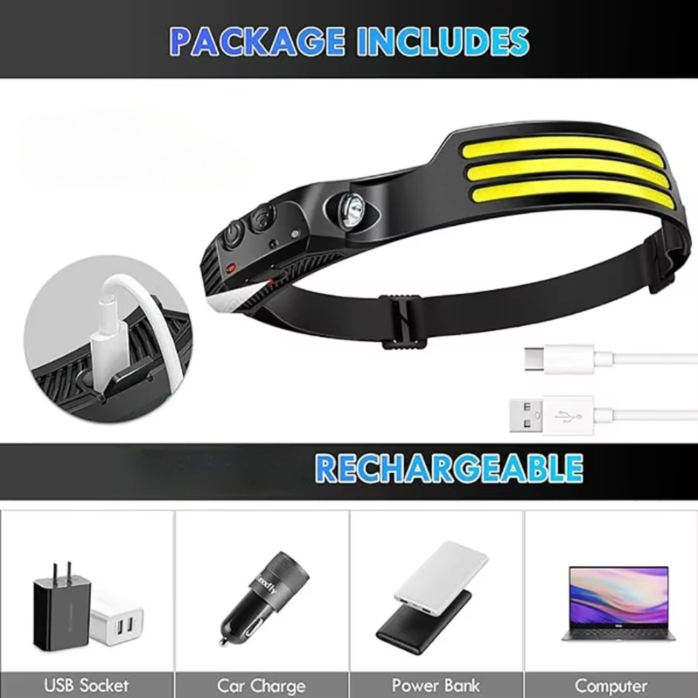 Cob led farol de indução usb r - Outdoor Usb Power Bank avaliação e preço