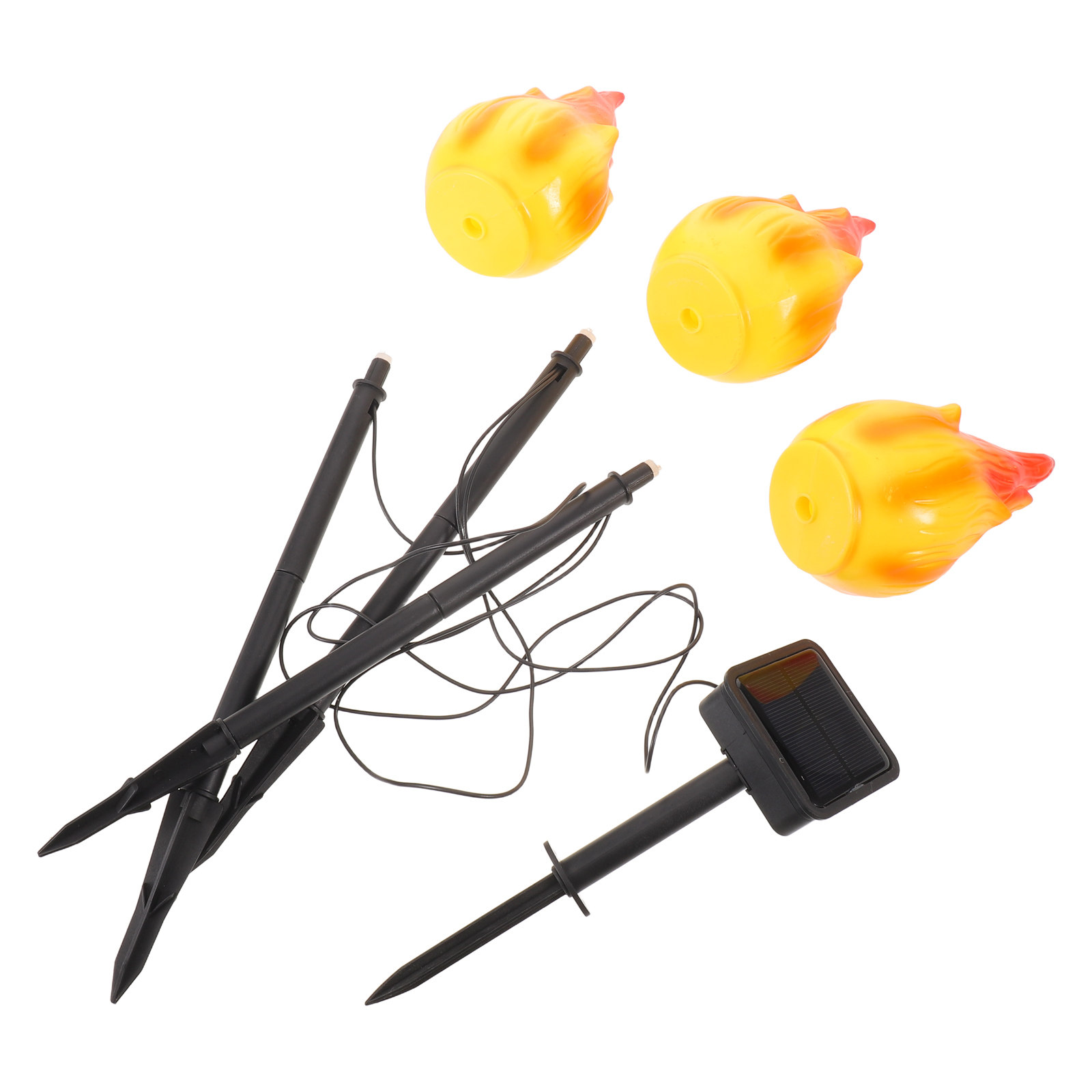Conjunto de 3 Luminárias Solar - Outdoor Yard Power Stake avaliação e preço