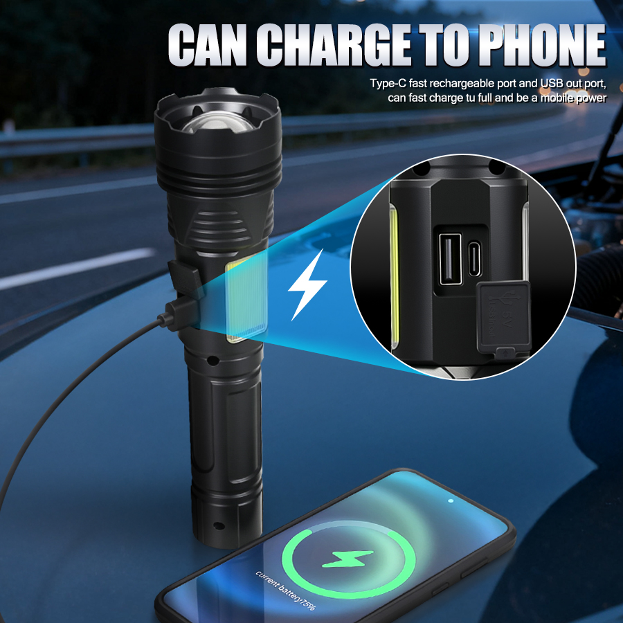 Lanterna LED Portátil Poderosa - Outdoor Usb Power Bank avaliação e preço
